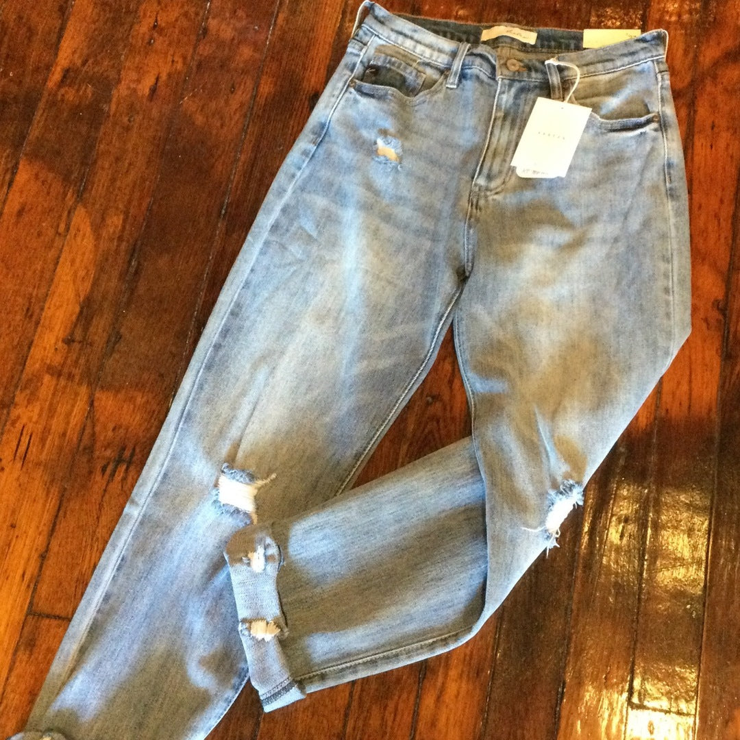 KanCan High Rise Mom Fit