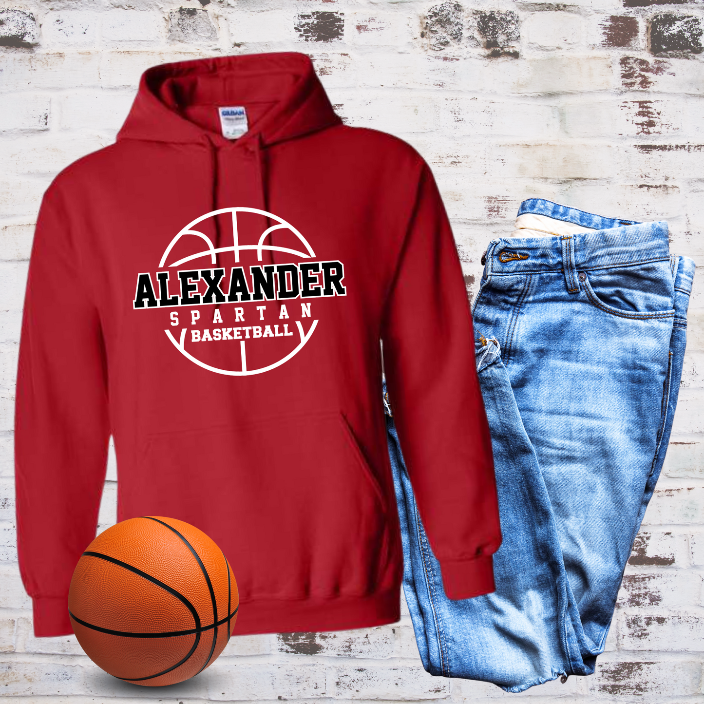 Spartan Basketball Hoodie