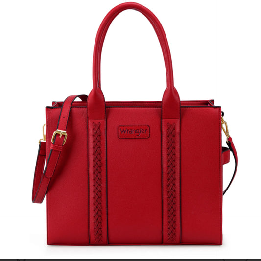 Wrangler Carry-All Tote/Crossbody Red