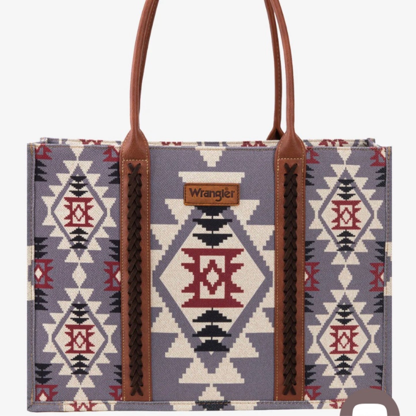 Wrangler Southwest Canvas Wide Tote