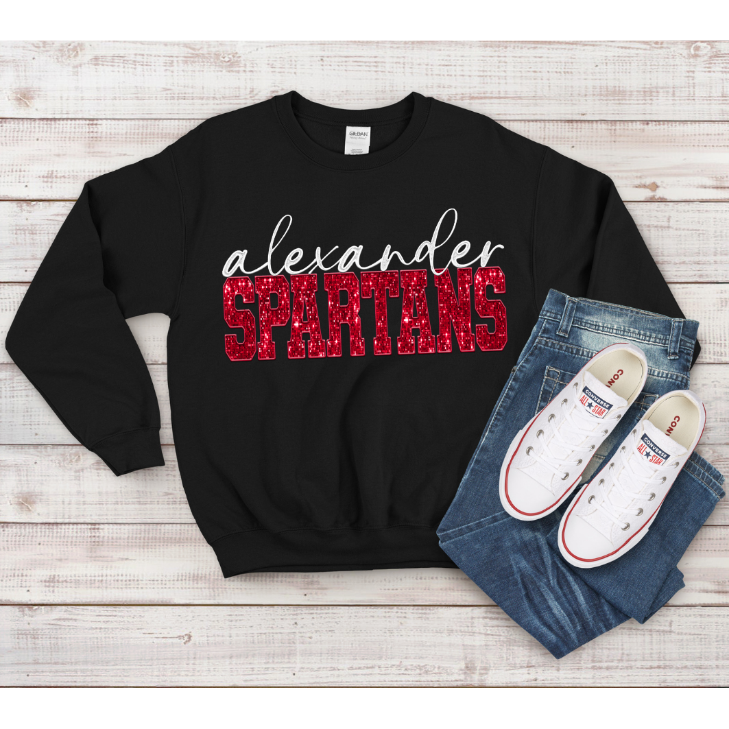 Fall in Love Spartan Sweatshirt