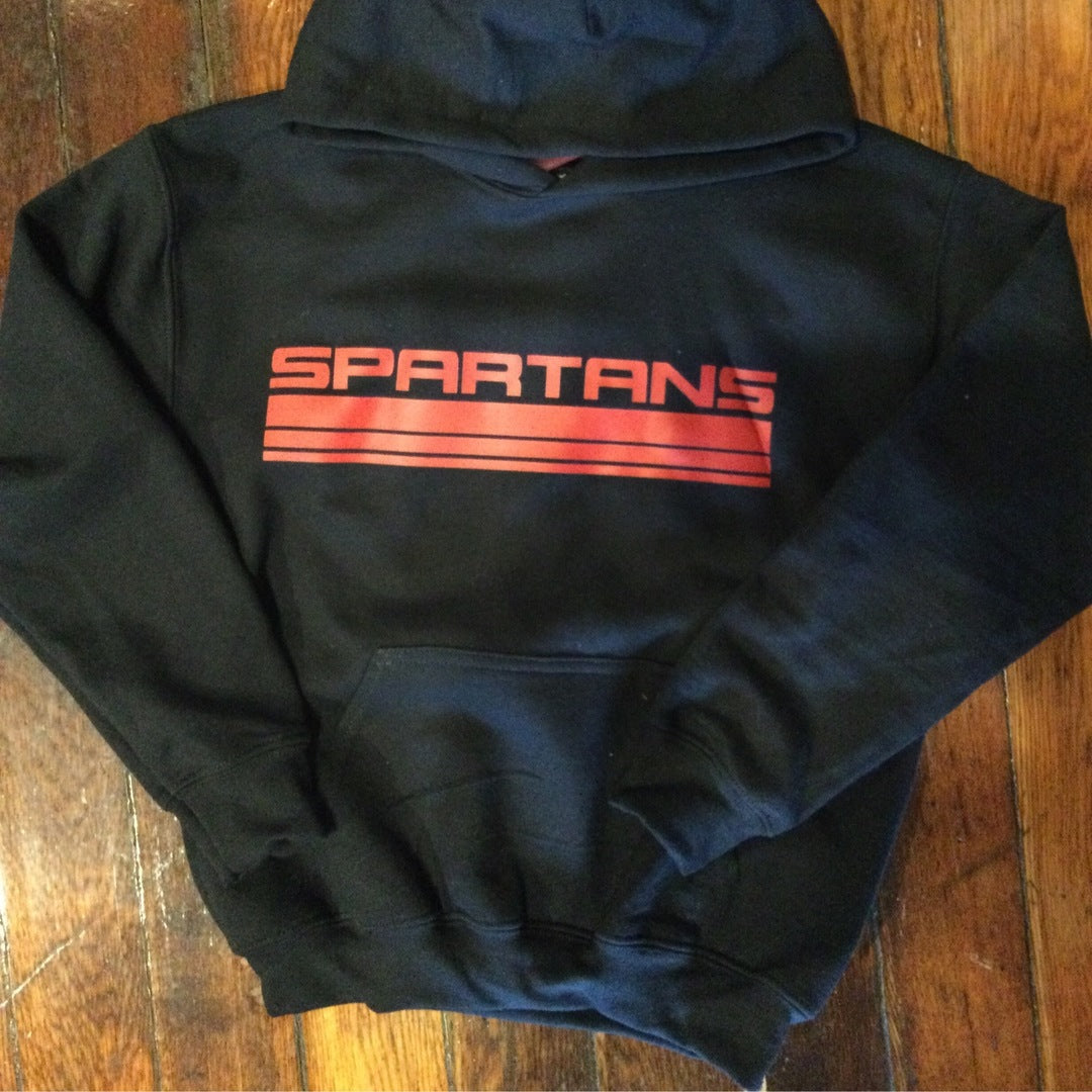 Retro Spartan Youth Hoodie