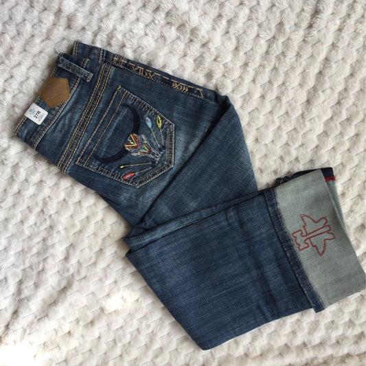 Dolly Celebrity Bootcut Cuffed Jeans