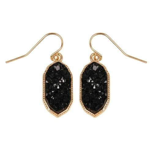 Druzy Drop Earrings