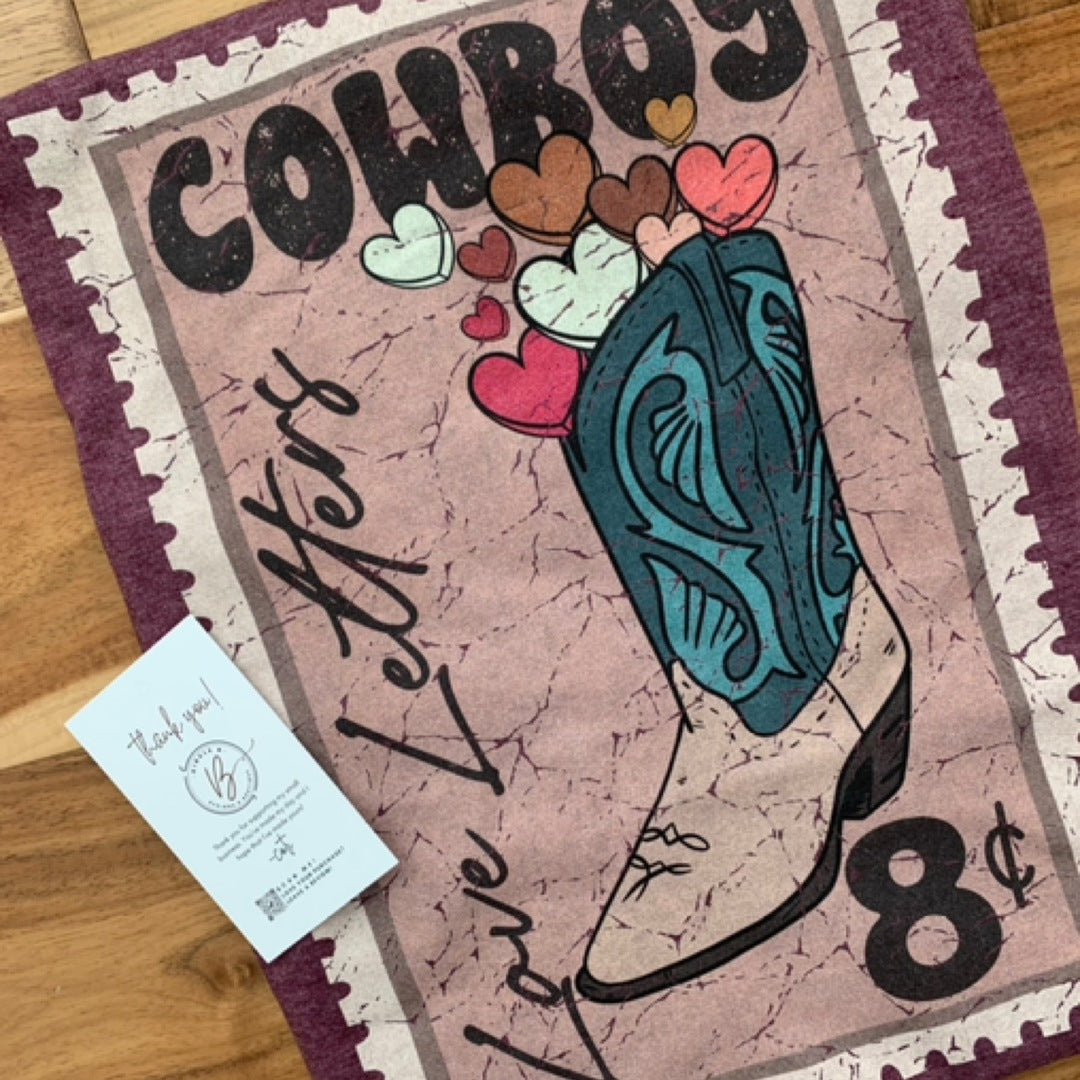 Cowboy Love Letter Tee