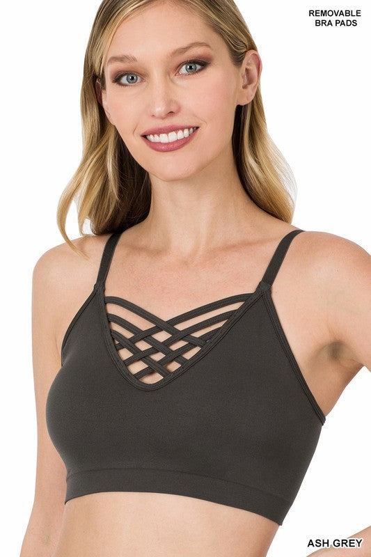 V-Lattice Bralette