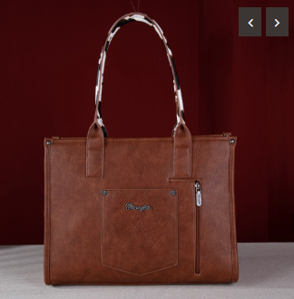 Wrangler Cow Print Concealed Carry Tote