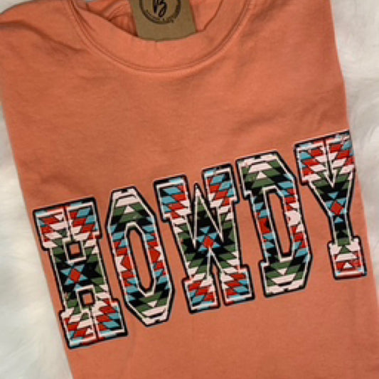 Howdy Aztec Tee